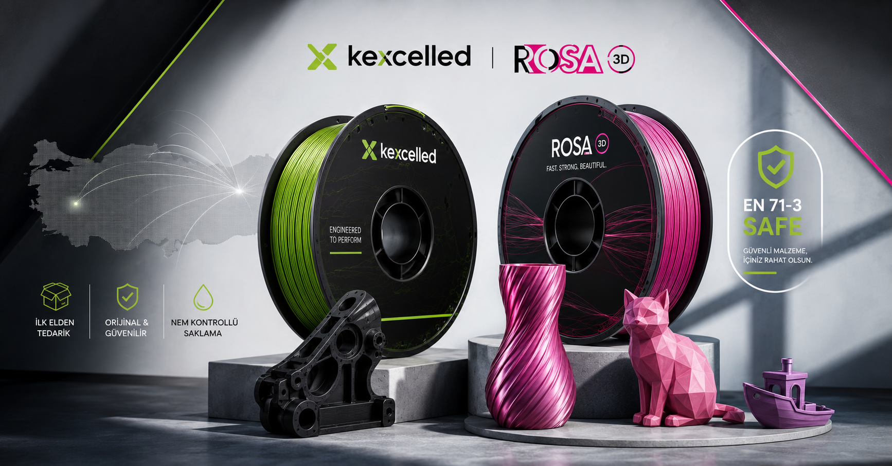 Türkiye'de İlklerin Adresi: Kexcelled ve Rosa3D Türkiye'de!