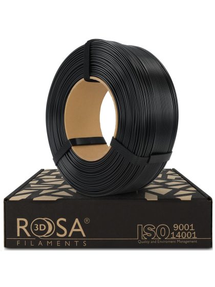 ROSA3D ReFill PLA Starter 1.75mm 1kg 3D Yazıcı Filamenti - Siyah