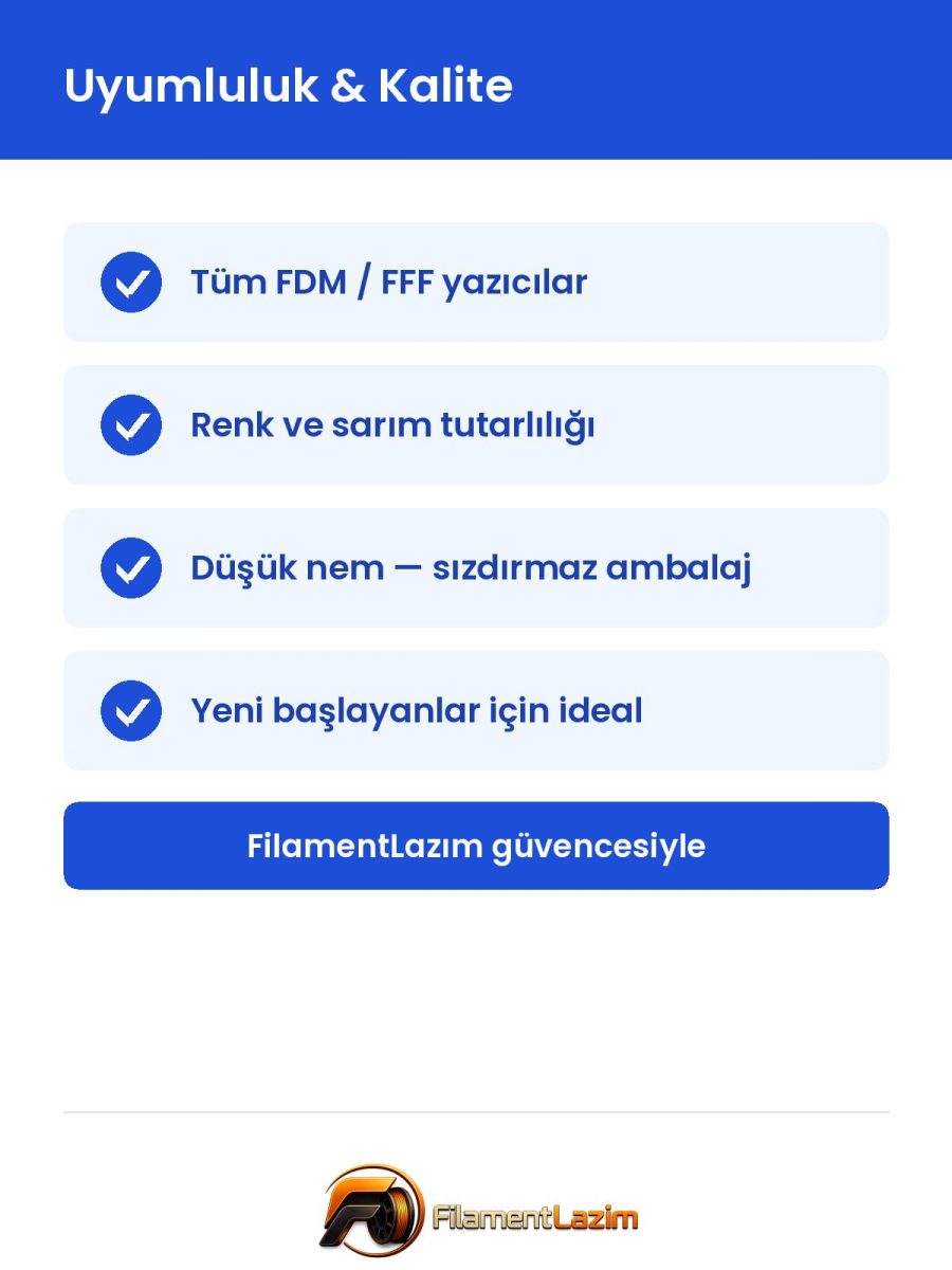 ROSA3D ReFill PLA Starter 1.75mm 1kg 3D Yazıcı Filamenti - Beyaz