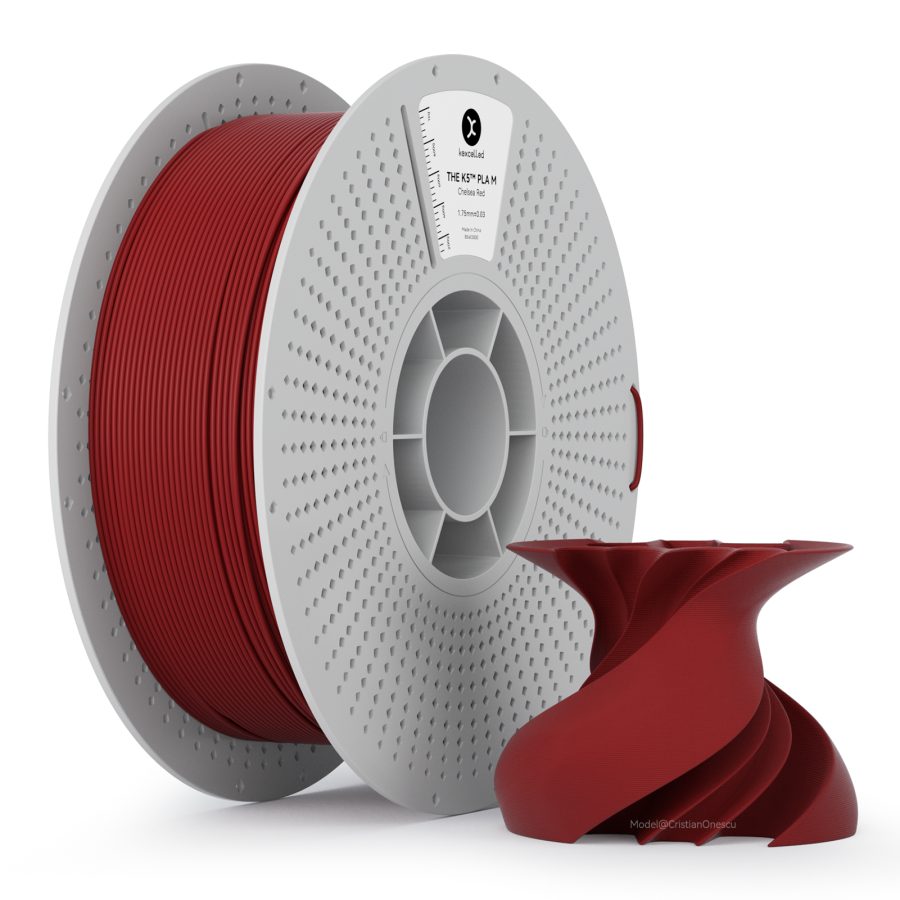 Kexcelled THE K5™ PLA M Kiraz Kırmızısı 1,75mm 1kg 3D Yazıcı Filamenti