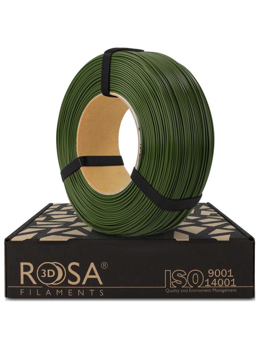 ROSA3D ReFill PLA Starter 1.75mm 1kg 3D Yazıcı Filamenti - Haki Yeşil