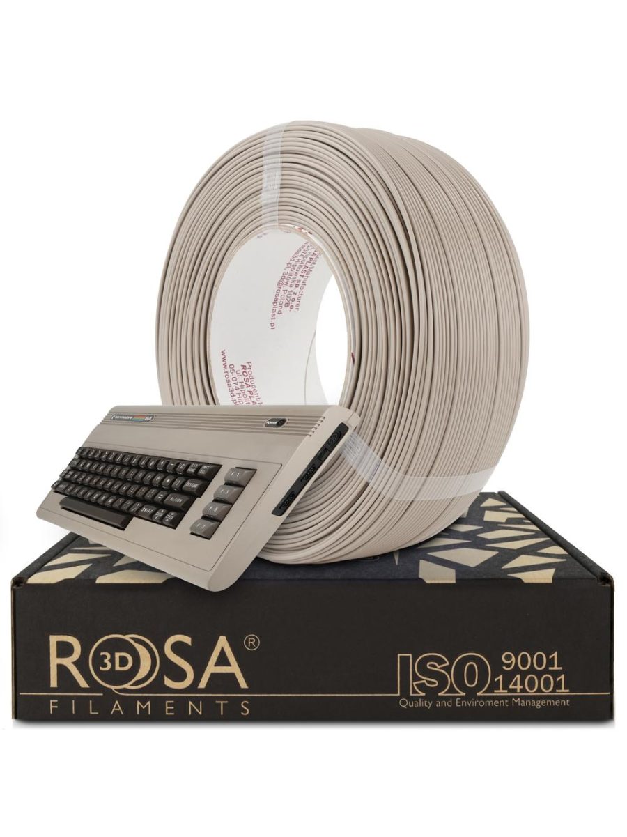ROSA3D ReFill PLA Starter 1.75mm 1kg 3D Yazıcı Filamenti - 8bit Retro Gri