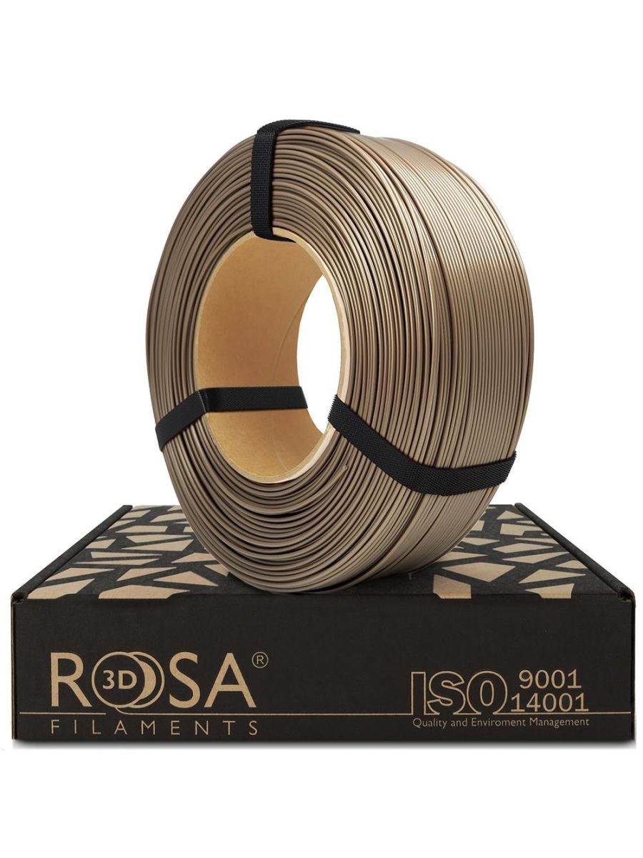 ROSA3D ReFill PLA Starter 1.75mm 1kg 3D Yazıcı Filamenti - İnci Altın